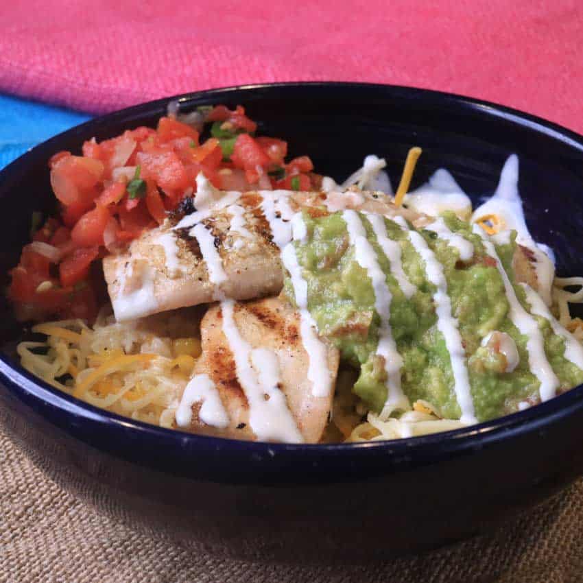 Mahi-Mahi Burrito Bowl